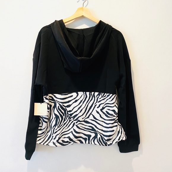 Superdown Tilly Zip Up Jacket NWT Zebra Print - Picture 7 of 8